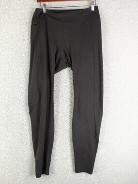 Arcteryx Leggins Womens Medium Gray Lightweight Pocket Logo Stretch